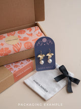 Mini Flōra - gold-filled flower earrings