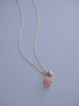 Helios necklace - pink