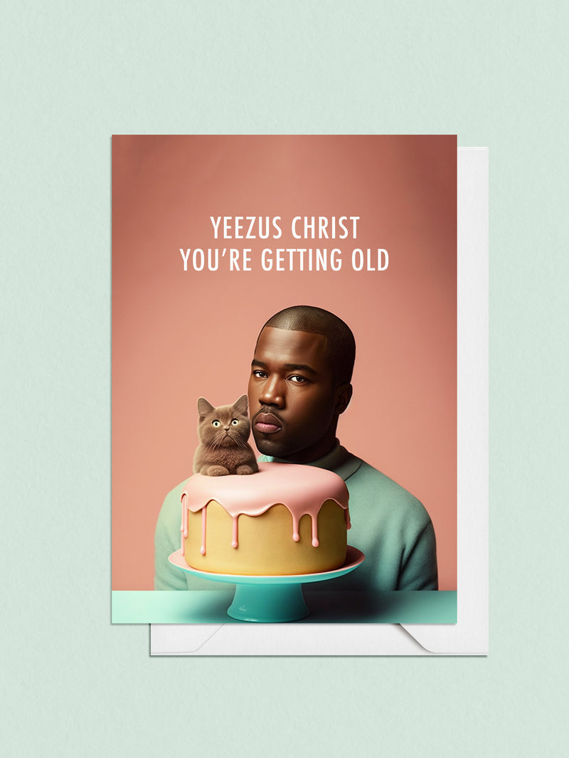 Celebrate a birthday in style with this hilarious Kanye West birthday card! This pun-filled card is sure to surprise, delight, and amuse your special som