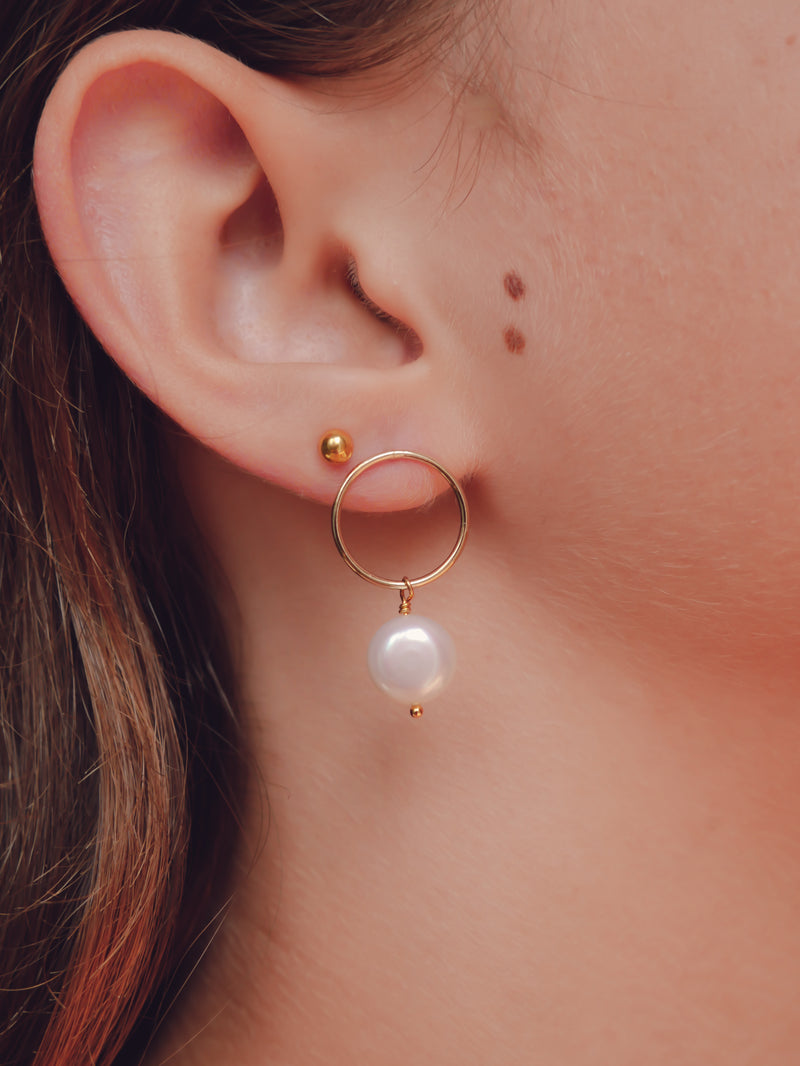 Porohita pearl earring bundle - gold-filled